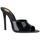 Chaussures Femme Sandales et Nu-pieds Saint Laurent Mules Goldie Noir