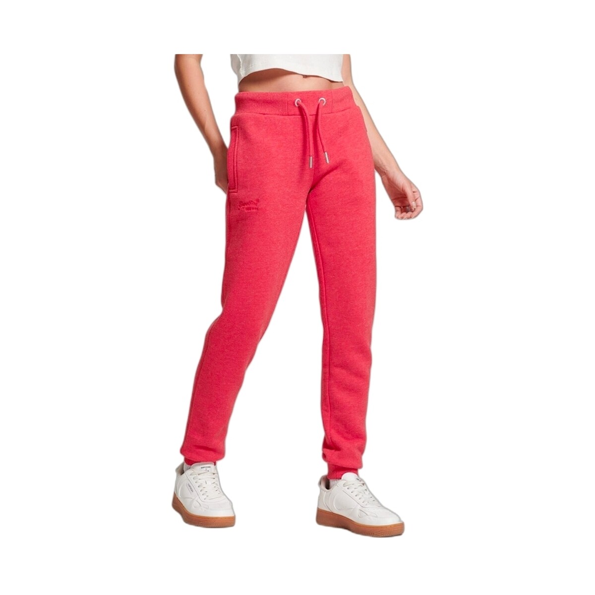 Vêtements Femme Pantalons de survêtement Superdry Essential Logo Rose