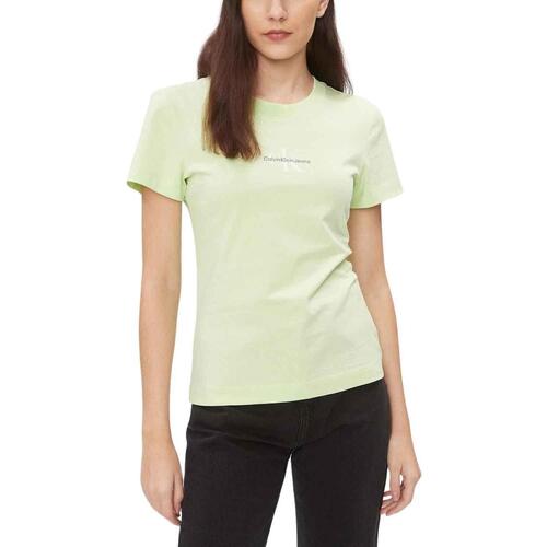 Vêtements Femme T-shirts & Polos Calvin Klein Jeans  Vert