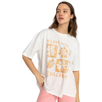 Vêtements Femme T-shirts & Polos Billabong In Love With The Sun Blanc