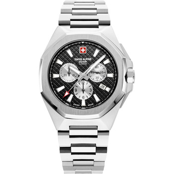 Swiss Military 70.479.144 Homme Montres Analogiques Swiss Alpine Military Swiss Military 7029.1139, Quartz, 42mm, 10ATM Argenté