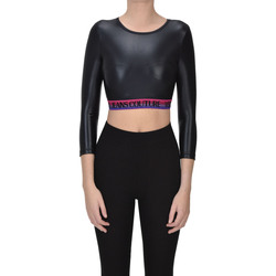 Vêtements Femme Débardeurs / T-shirts sans manche Versace waist JEANS Couture TPT00003002AE Noir