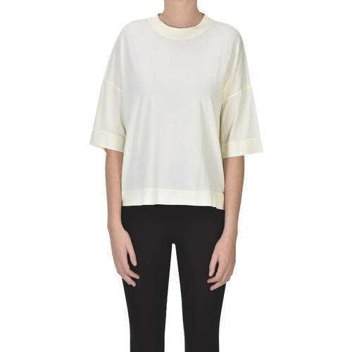 Vêtements Femme Abito T-shirt in cotone con stampa Bellerose TPS00003013AE Blanc