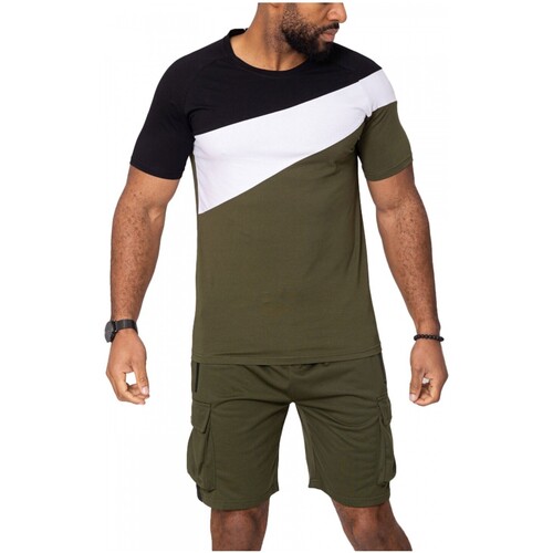 Vêtements Homme Ensembles de survêtement Kebello Ensemble Short,T-shirt Vert H Vert