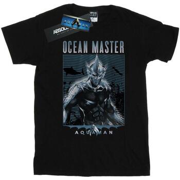 Vêtements Homme T-shirts manches longues Dc Comics Aquaman Ocean Master Noir