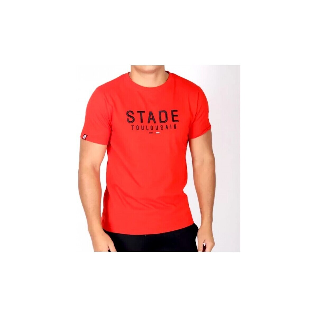 Vêtements T-shirts & Polos Stade Toulousain T-SHIRT ROUGE MEGEVE - STADE T Noir
