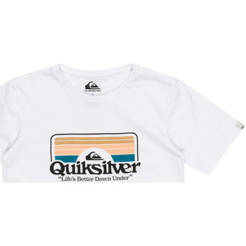 Vêtements Garçon Débardeurs / T-shirts sans manche Quiksilver Step Inside Blanc