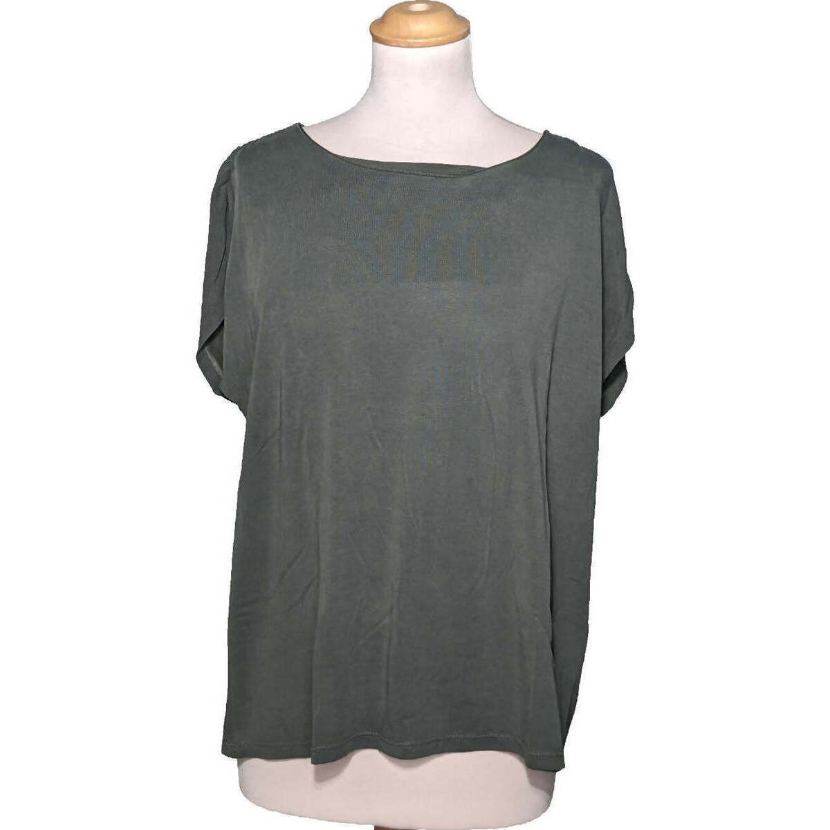 Vêtements Femme T-shirts & Polos Etam top manches courtes  36 - T1 - S Vert Vert