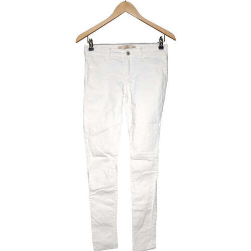 Vêtements Femme Jeans Hollister jean slim femme  34 - T0 - XS Blanc Blanc