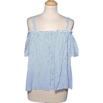 Vêtements Femme Chemise 36 - T1 - S Beige Camaieu top manches courtes  38 - T2 - M Bleu Bleu