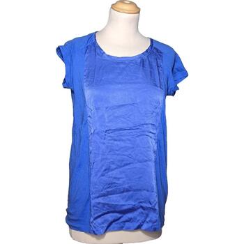 Vêtements Femme checked long-sleeved shirt Bianco Comptoir Des Cotonniers 36 - T1 - S Bleu