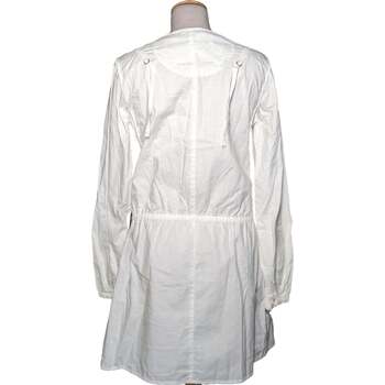 Ikks chemise  36 - T1 - S Blanc Blanc