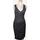 Vêtements Femme Robes La Redoute robe mi-longue  34 - T0 - XS Noir Noir