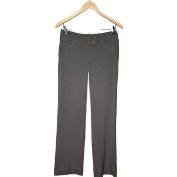 pantalon ddp  pantalon droit femme  34 - t0 - xs gris 