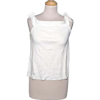 Vêtements Femme Porte-Documents / Serviettes Mango débardeur  40 - T3 - L Blanc Blanc