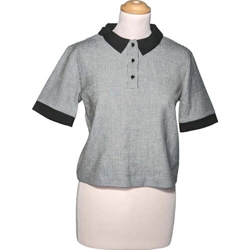 Vêtements Femme T-shirts & Polos Zara top manches courtes  38 - T2 - M Gris Gris