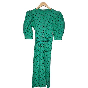 robe guy laroche  robe mi-longue  36 - t1 - s vert 