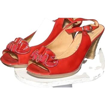 chaussures escarpins hispanitas  paire d'escarpins  38 rouge 