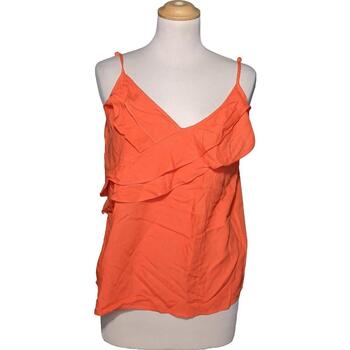 Vêtements Femme For cool girls only H&M débardeur  38 - T2 - M Orange Orange