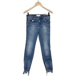 Vêtements Leg Jeans Mango jean slim Leg  38 - T2 - M Bleu Bleu