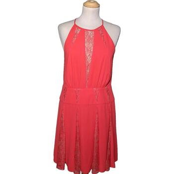 robe courte bcbgmaxazria  robe courte  40 - t3 - l rouge 