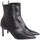 Chaussures Femme Bottines Calvin Klein Jeans geo stil stretch ankle boot Noir