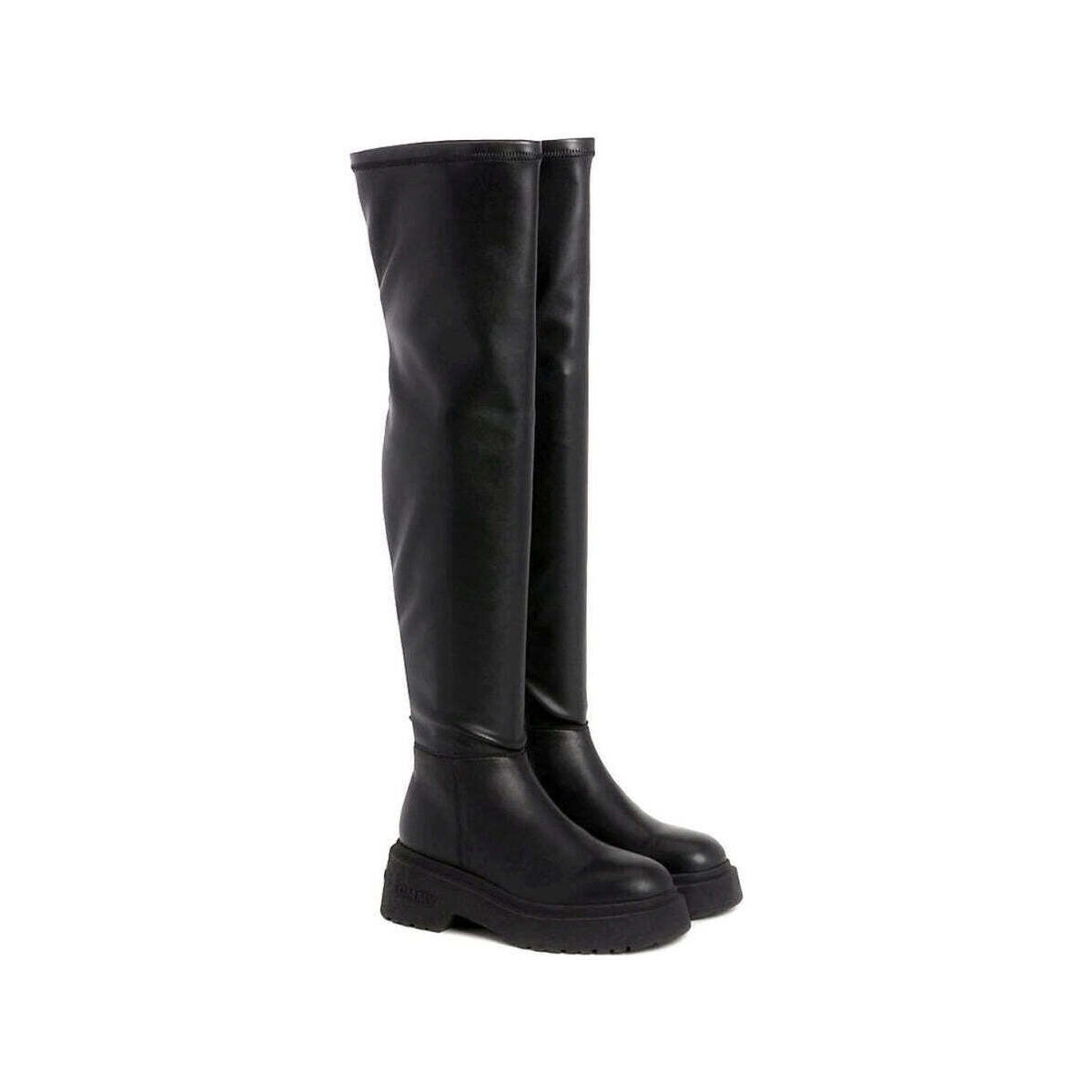 Chaussures Femme Bottines Tommy Jeans over the knee boots Noir