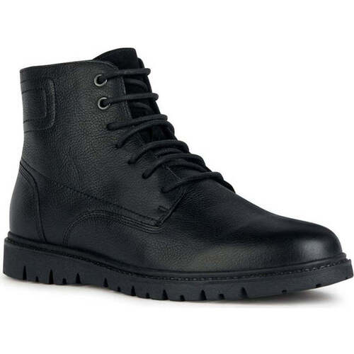 Chaussures Homme Boots Geox ghiacciaio booties Noir