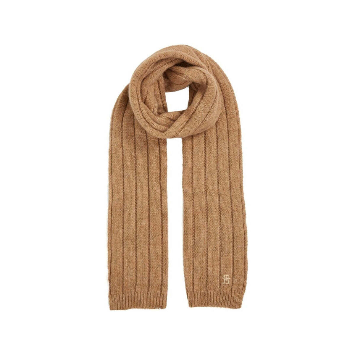 Accessoires textile Femme Echarpes / Etoles / Foulards Tommy Hilfiger timeless scarf Marron