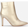 Chaussures Femme Bottines La Modeuse 69372_P161493 Doré