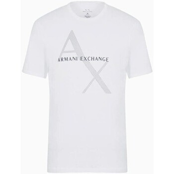 Vêtements Homme T-shirts manches courtes EAX  Blanc