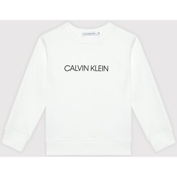 Vêtements Enfant T-shirts & Polos Calvin Klein Jeans IU0IU00162 Blanc