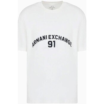 Vêtements Homme T-shirts manches courtes EAX  Blanc