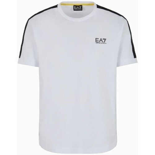 Vêtements Homme T-shirts manches courtes Emporio Armani EA7 3DPT35 PJ02Z Blanc