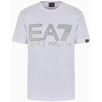 Vêtements Homme T-shirts manches courtes Emporio Armani EA7  Blanc