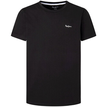 Vêtements Homme T-shirts manches courtes Pepe Molo JEANS PMU20009 Noir