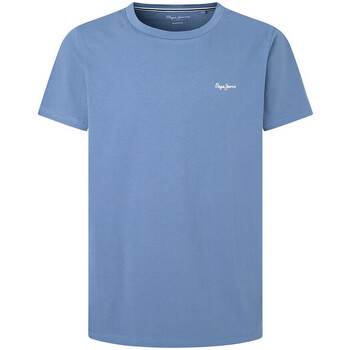 Vêtements Homme T-shirts manches courtes Pepe jeans PMU20009 Bleu