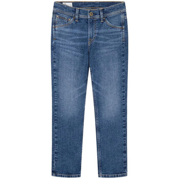Vêtements Garçon Jeans une droit Pepe jeans une PB201840HR4 Bleu