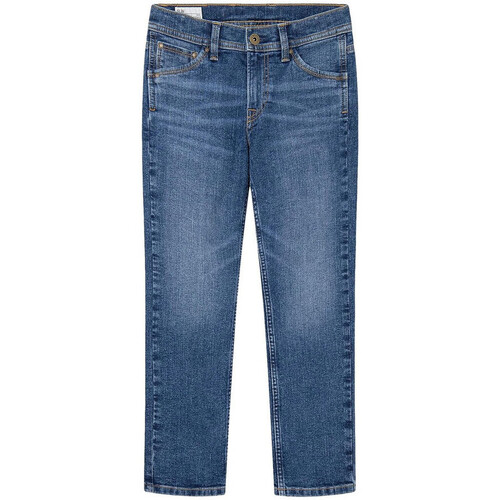 Vêtements Garçon Jeans droit Pepe jeans PB201840HR4 Bleu