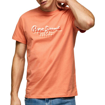 Vêtements Homme T-shirts manches courtes Pepe jeans PM508697 Orange