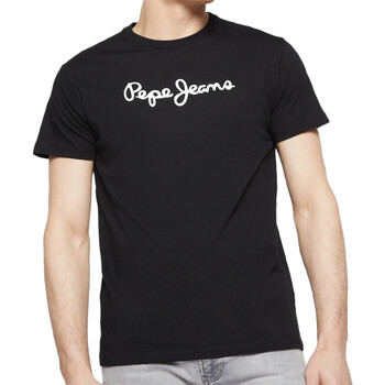 Vêtements Homme T-shirts manches courtes Pepe Molo JEANS PM508888 Noir