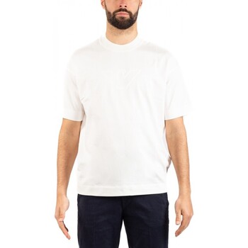 Vêtements Homme Chemises manches courtes Emporio Armani T-SHIRT HOMME Blanc