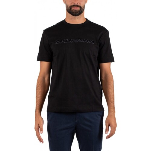 Vêtements Homme T-shirts & Polos Emporio Armani T-SHIRT HOMME Noir