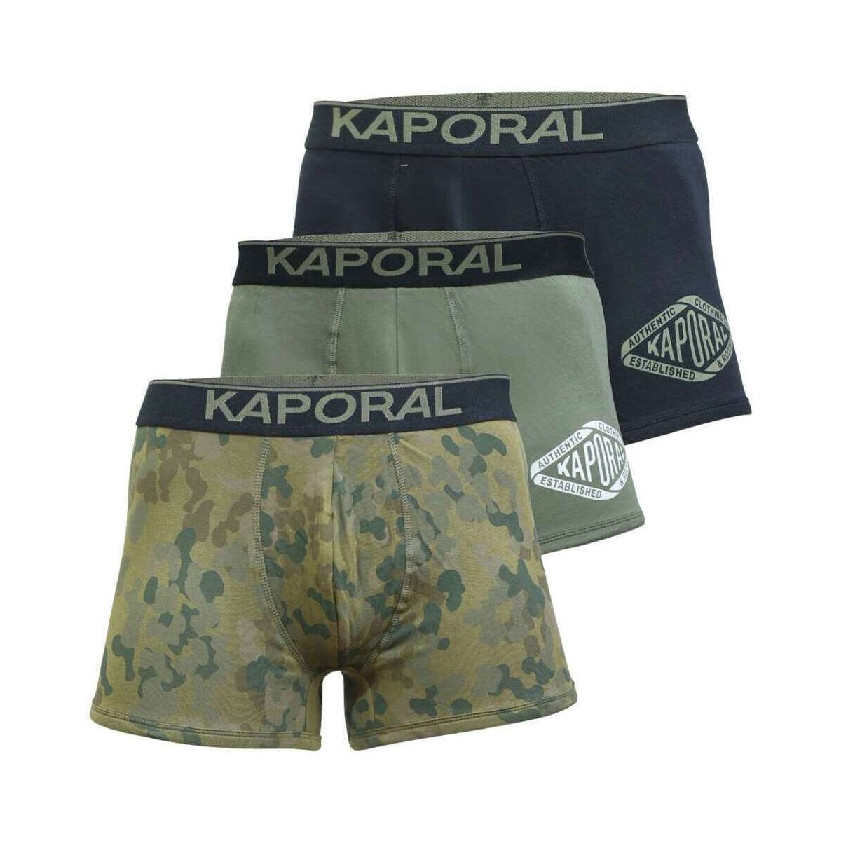 Sous-vêtements Homme Boxers Kaporal 155006VTAH23 Kaki