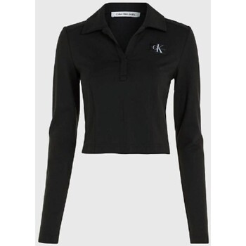 Vêtements Femme T-shirts & Polos Bermuda Jeans Cintura Alta com Elastano  Noir