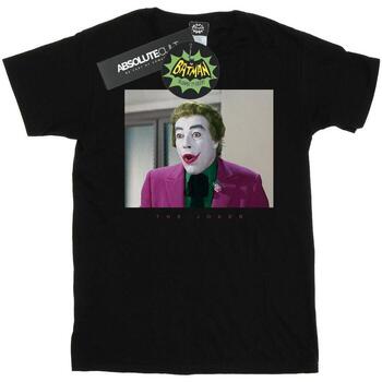 Vêtements Homme T-shirts manches longues Dc Comics Batman TV Series Joker Photograph Noir