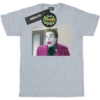 Vêtements Homme T-shirts manches longues Dc Comics Batman TV Series Joker Photograph Gris
