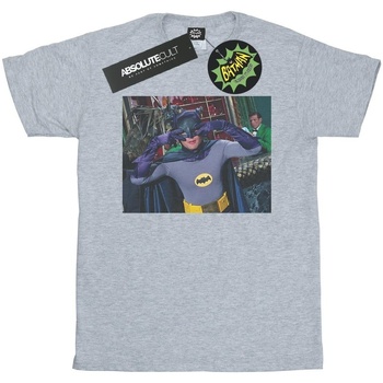 Vêtements Homme T-shirts manches longues Dc Comics Batman TV Series Batdance Photo Gris