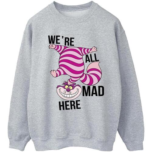 Vêtements Femme Sweats Disney Alice In Wonderland All Mad Here Gris