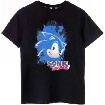 Vêtements Garçon T-shirts manches courtes Sonic The Hedgehog NS7406 Noir